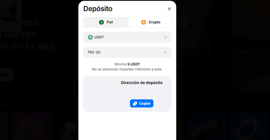 Haz un depósito.