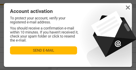 Verify your Melbet account