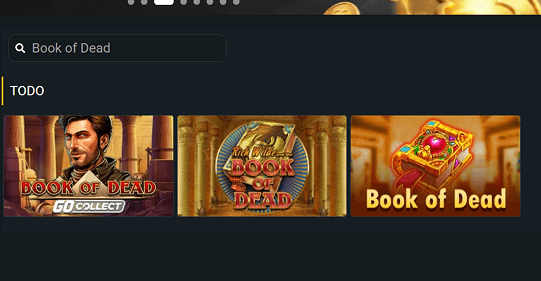 Encuentra Book of Dead y empieza a jugar.