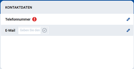 Verifizieren Sie Ihr Konto.