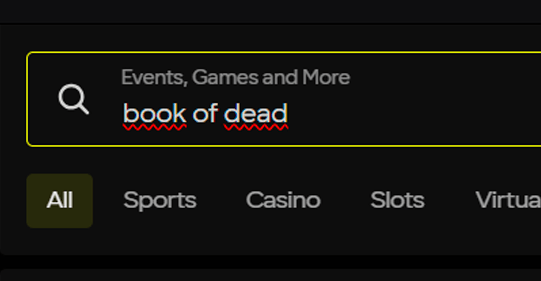 Find Book of Dead at Parimatch