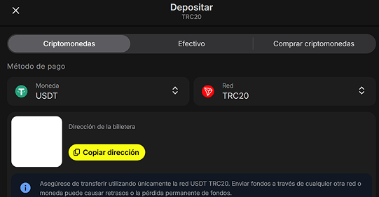 Haz un depósito en Parimatch